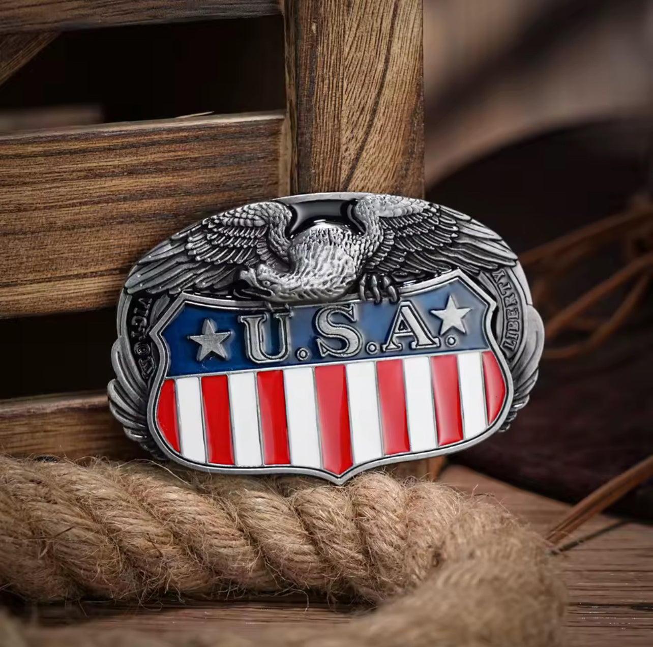 Patriotic Belt Buckles